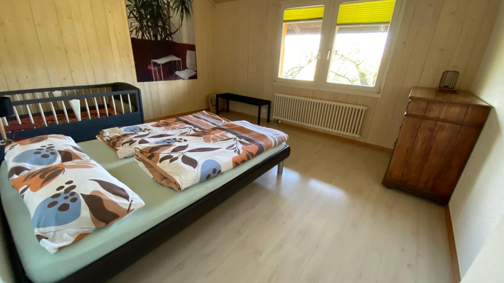 Naturnahe Familienwohnung Ruschegg Exteriör bild